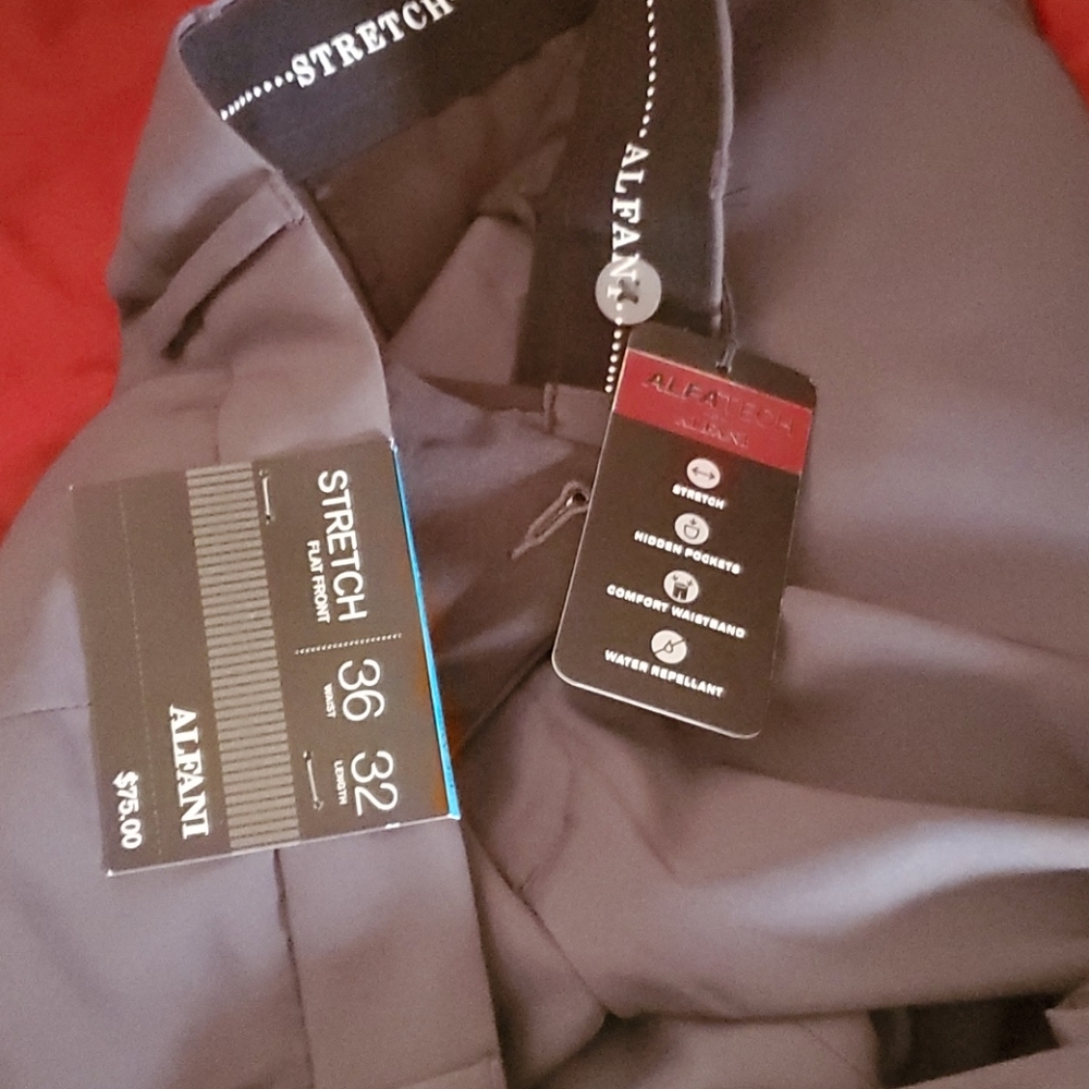 ALFATECH by, Mens Slacks ALFANI. - Picture 6 of 6